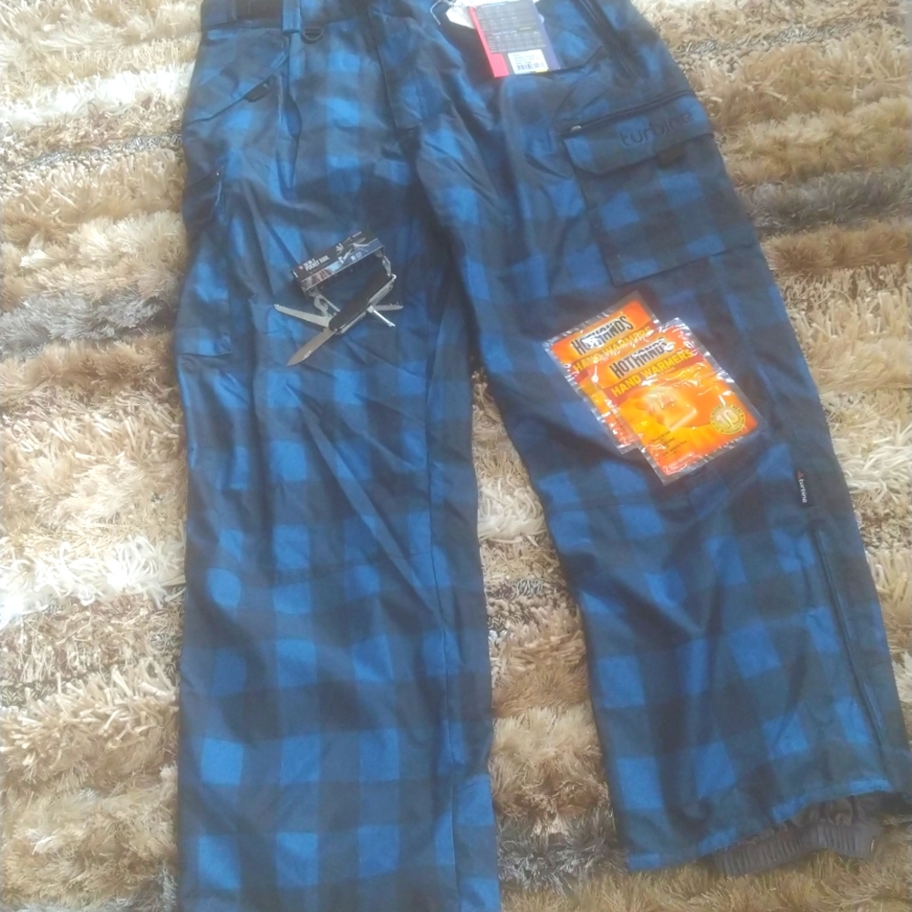 🆕 NWT Turbine Super Value Cargo Ski Snowboard Pants 👖